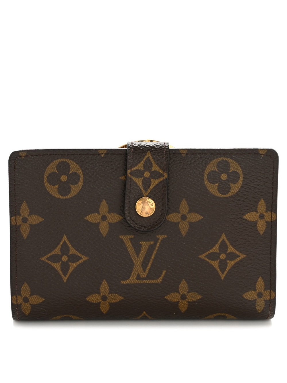 Authentic Louis Vuitton Monogram Porte
Monnaie Billet Viennois with Kisslock